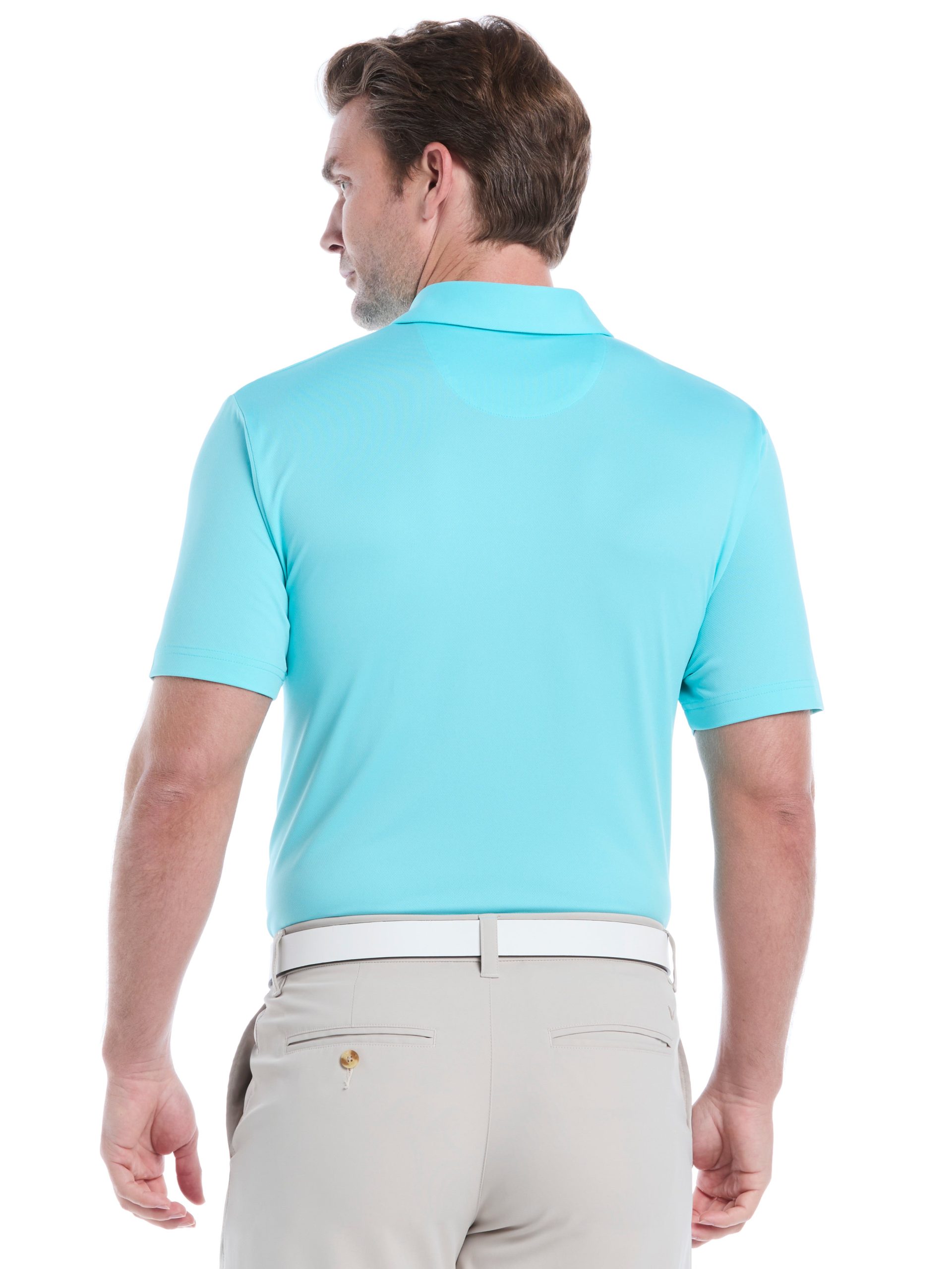 Mens Micro Hex Golf Polo Shirt - Image 32