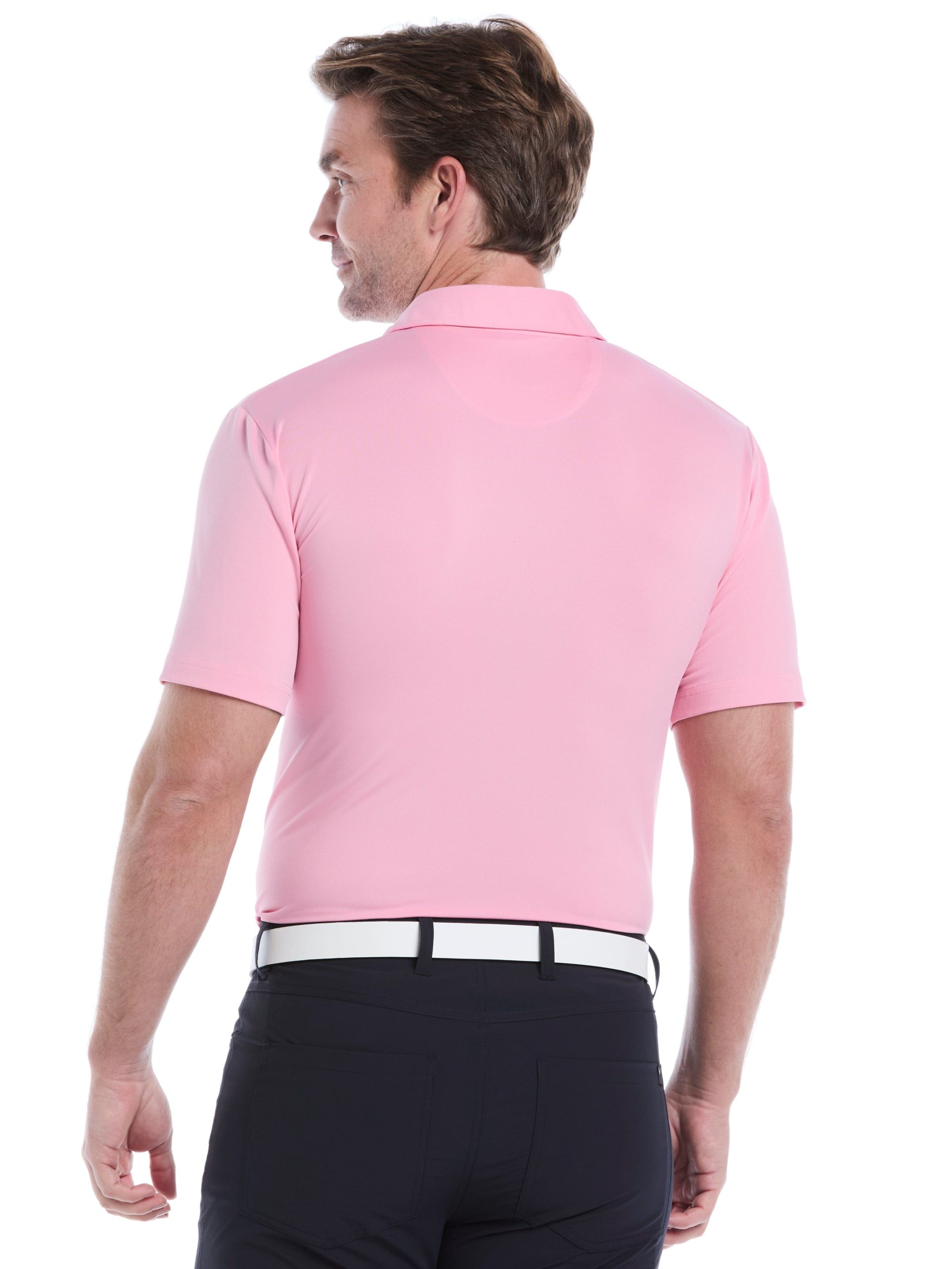 Mens Micro Hex Golf Polo Shirt - Image 37