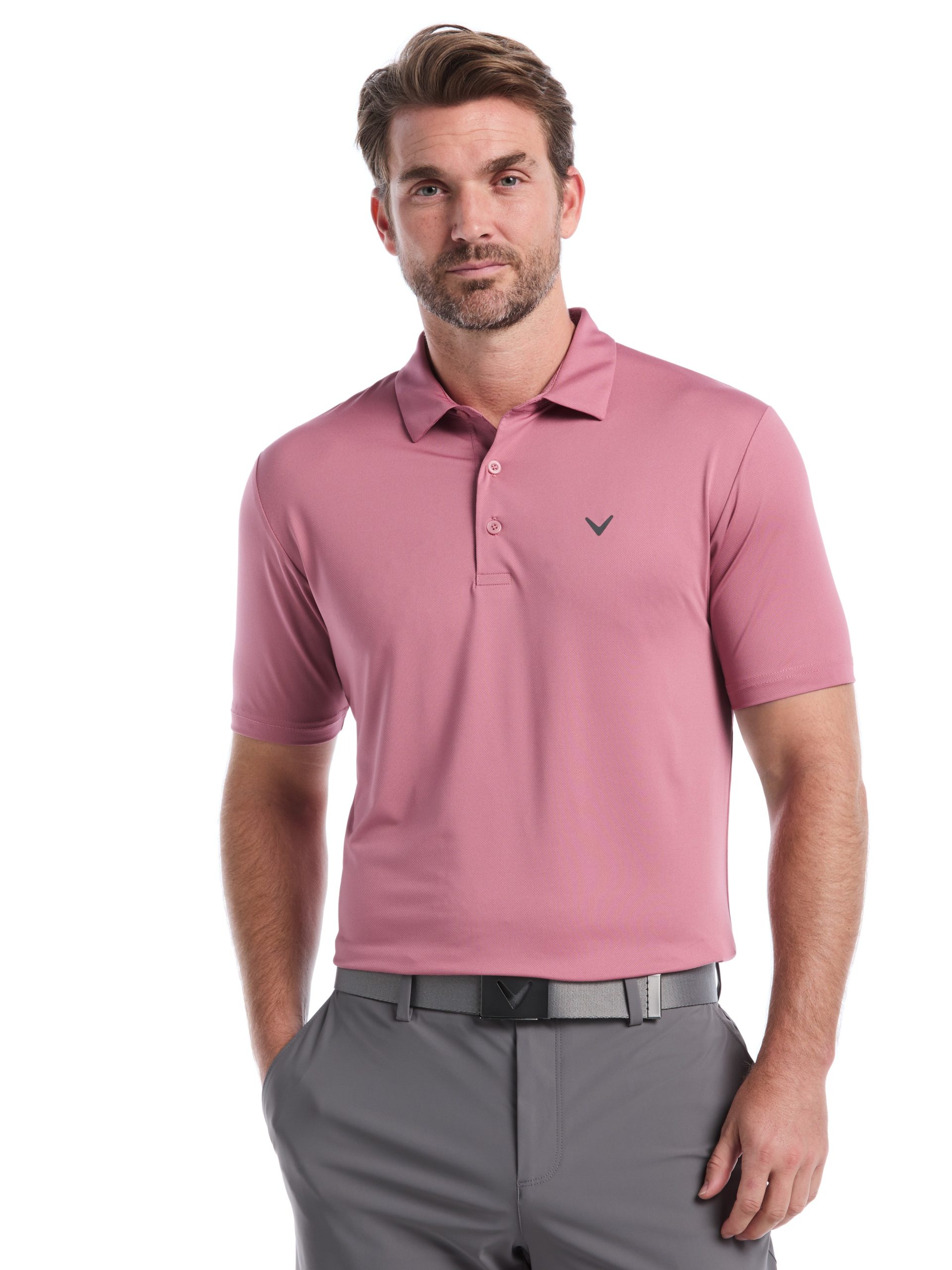 Mens Micro Hex Golf Polo Shirt - Image 41