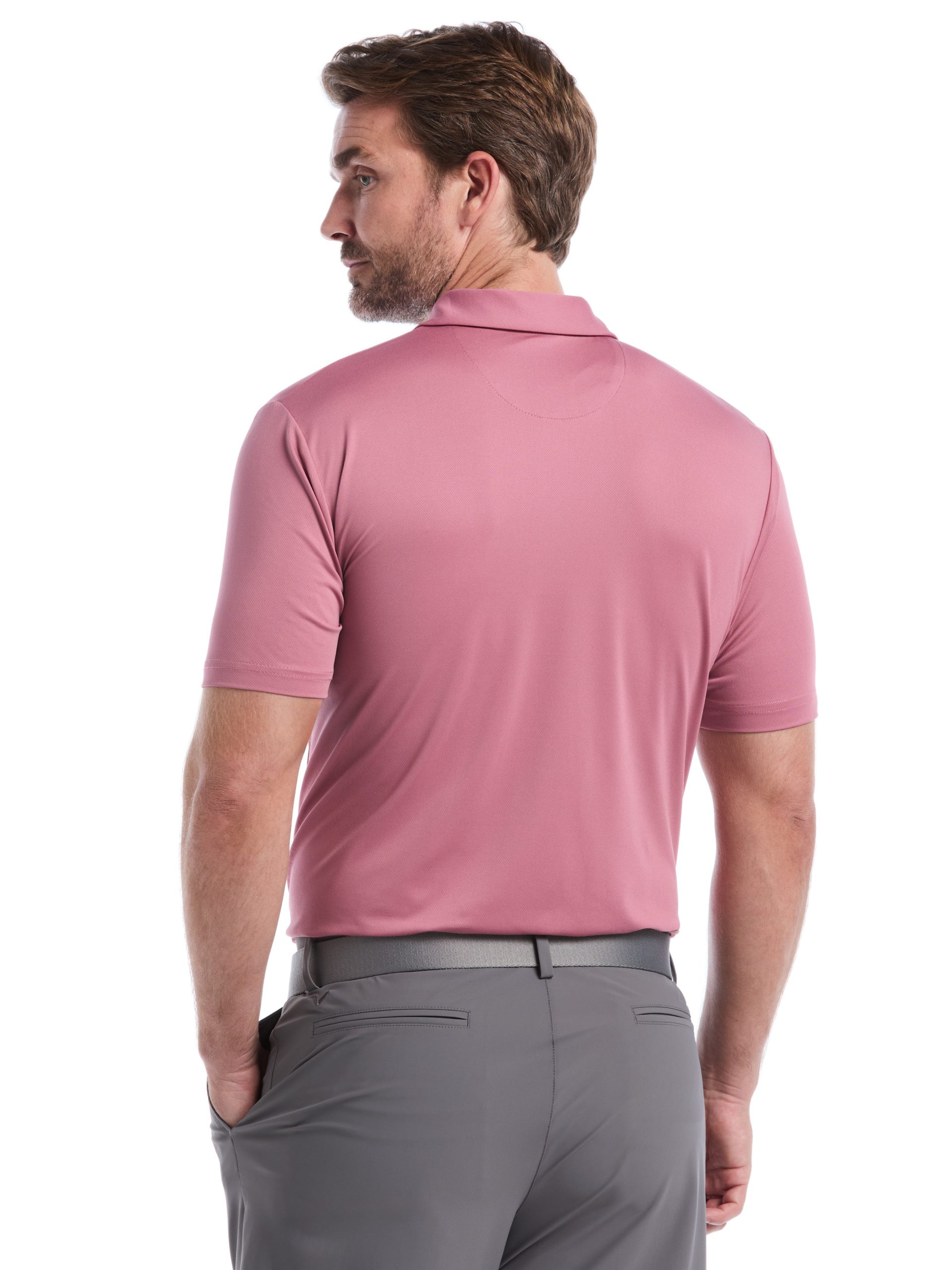 Mens Micro Hex Golf Polo Shirt - Image 42