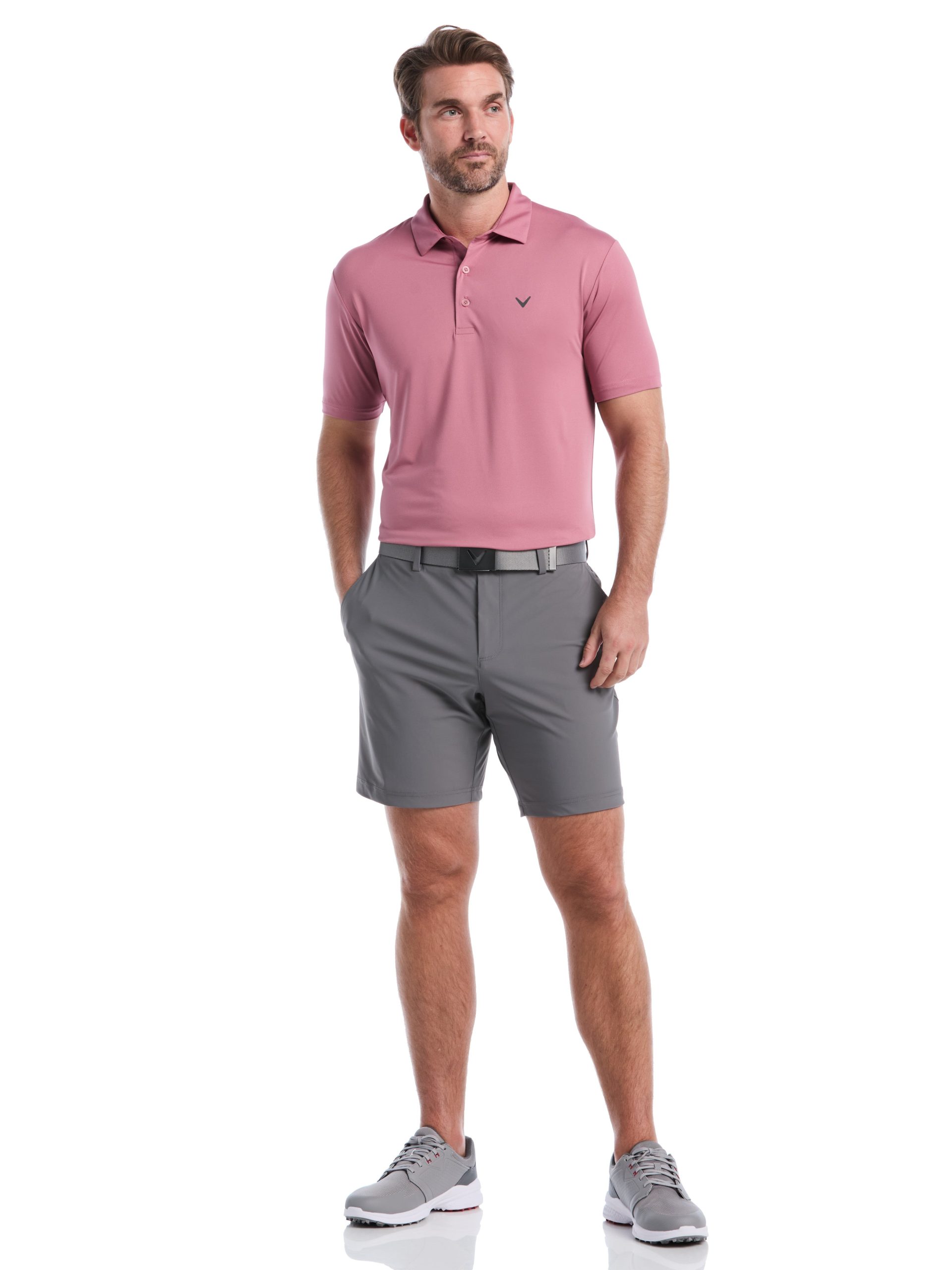Mens Micro Hex Golf Polo Shirt - Image 44