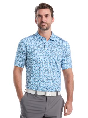 Mens Polaroid Confetti Print Polo