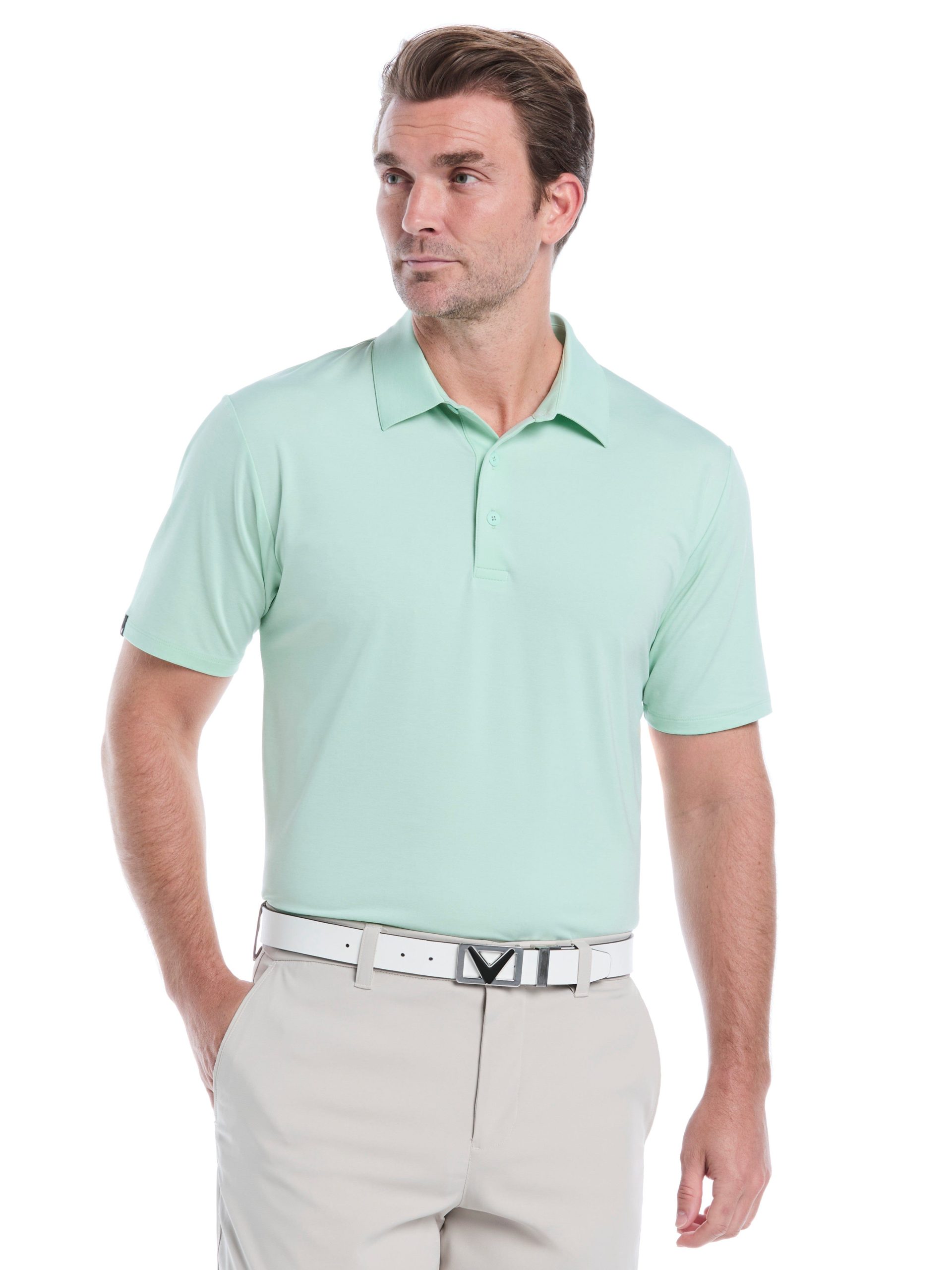 Mens Premium Heather Soft Touch Golf Polo - Image 10