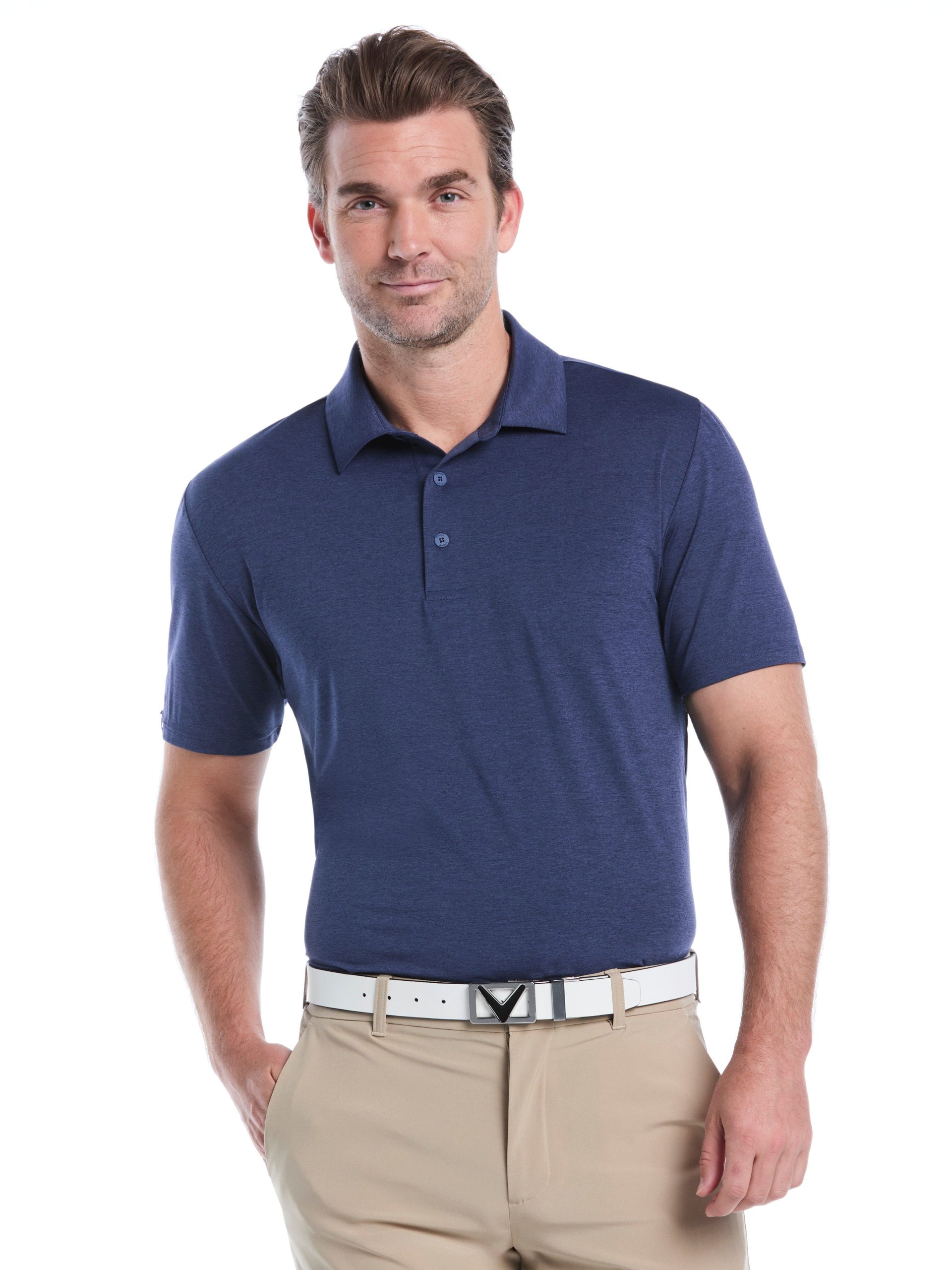 Mens Premium Heather Soft Touch Golf Polo - Image 14