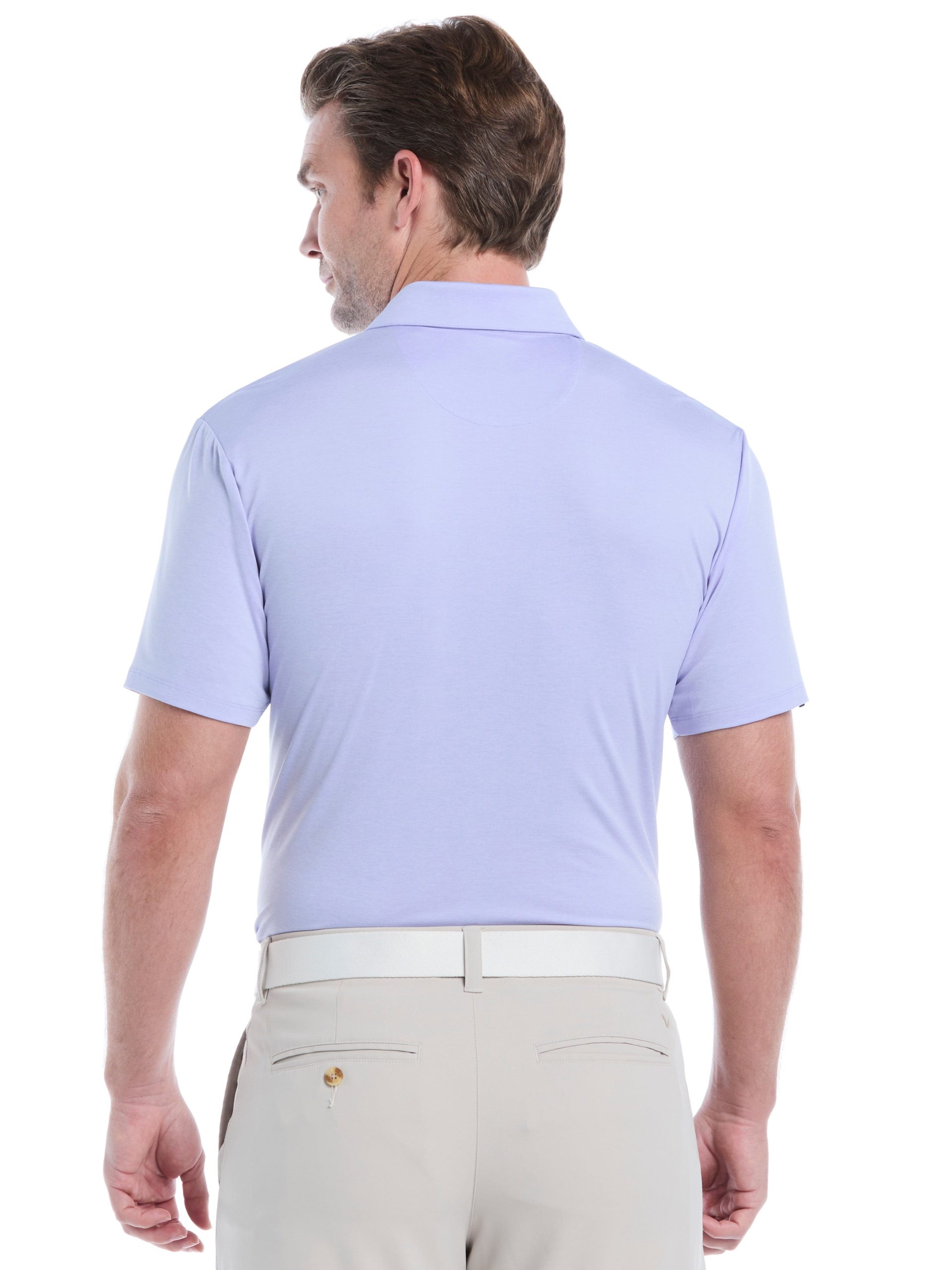 Mens Premium Heather Soft Touch Golf Polo - Image 2