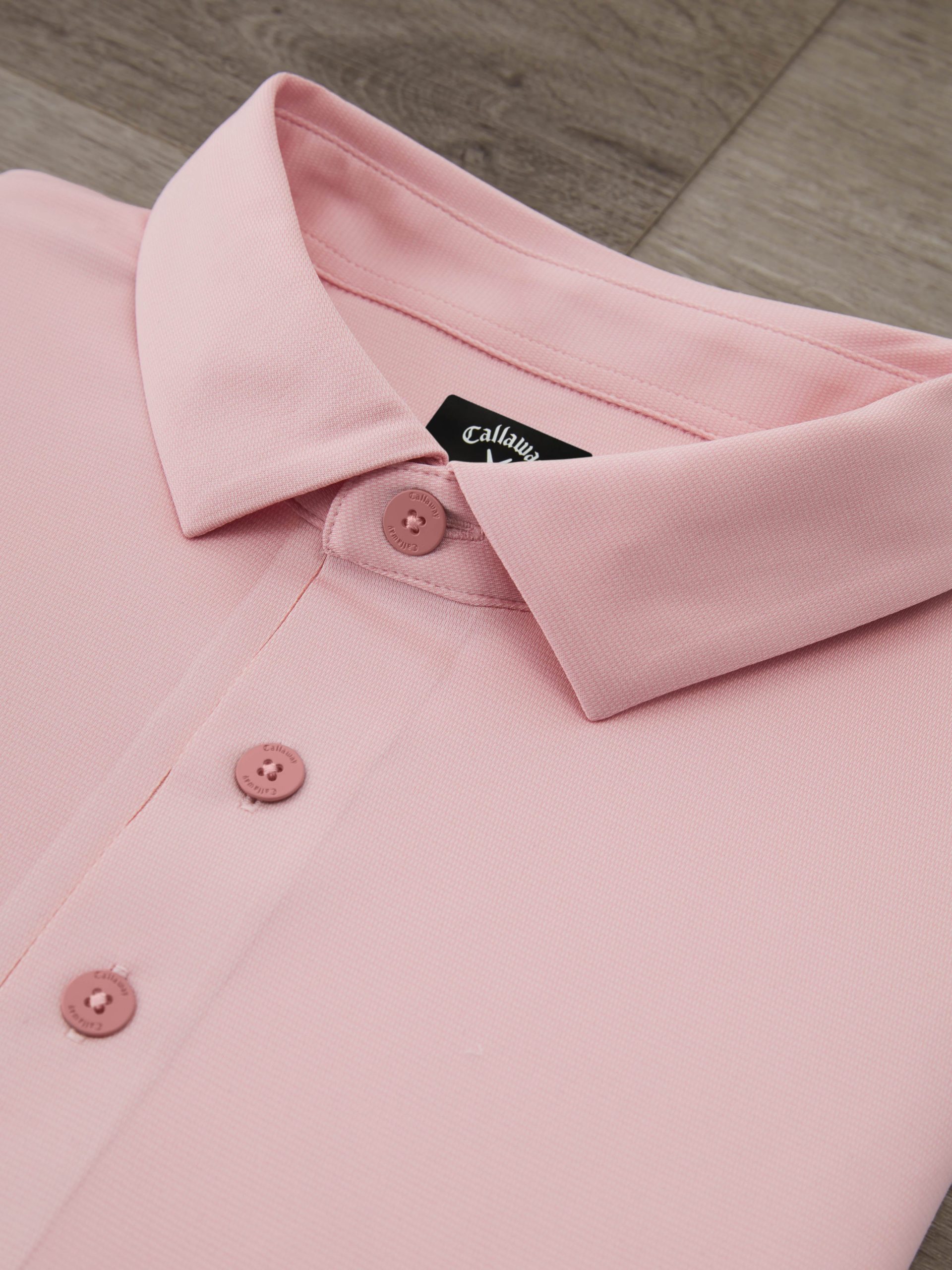 Mens Premium Jacquard Golf Polo - Image 2