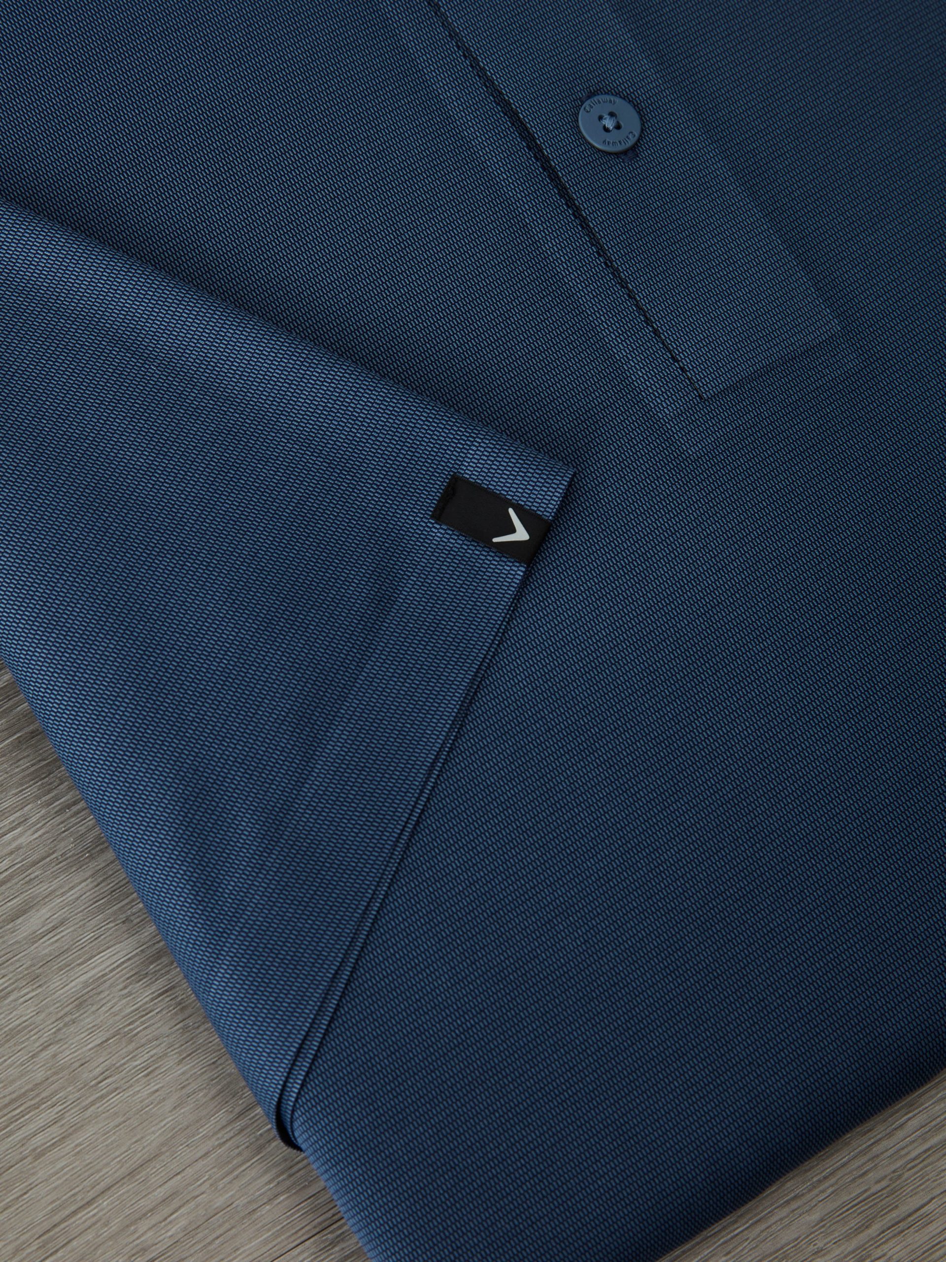 Mens Premium Jacquard Golf Polo - Image 3