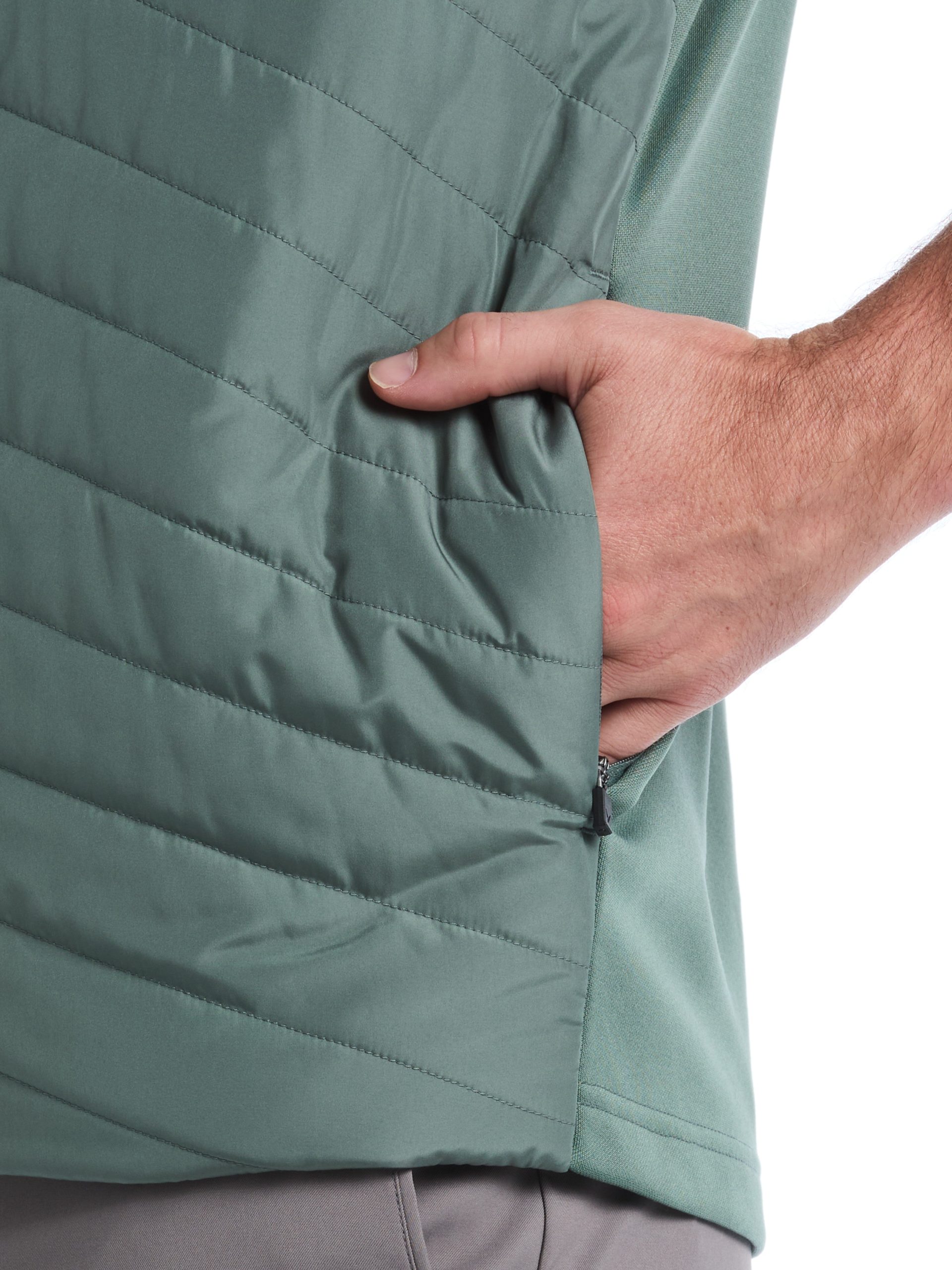 Mens Quilted Puffer Full Zip Golf Vest - Image 16
