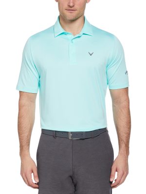 Mens Swing Tech? Solid Golf Polo Shirt