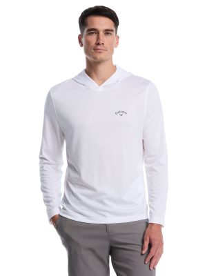 Mens Texture Coastal Hoodie