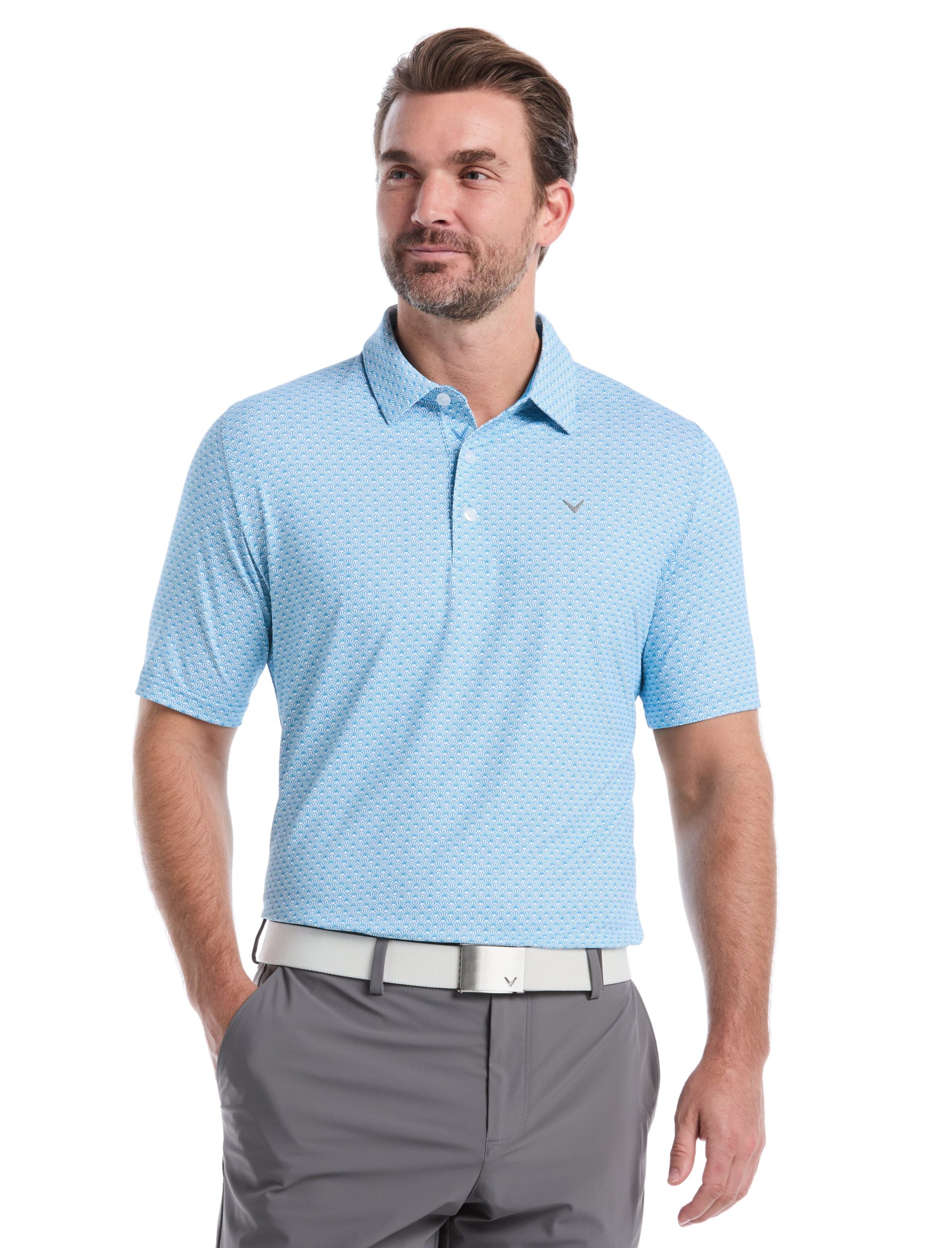 Mens Trademark Print Golf Polo - Image 28