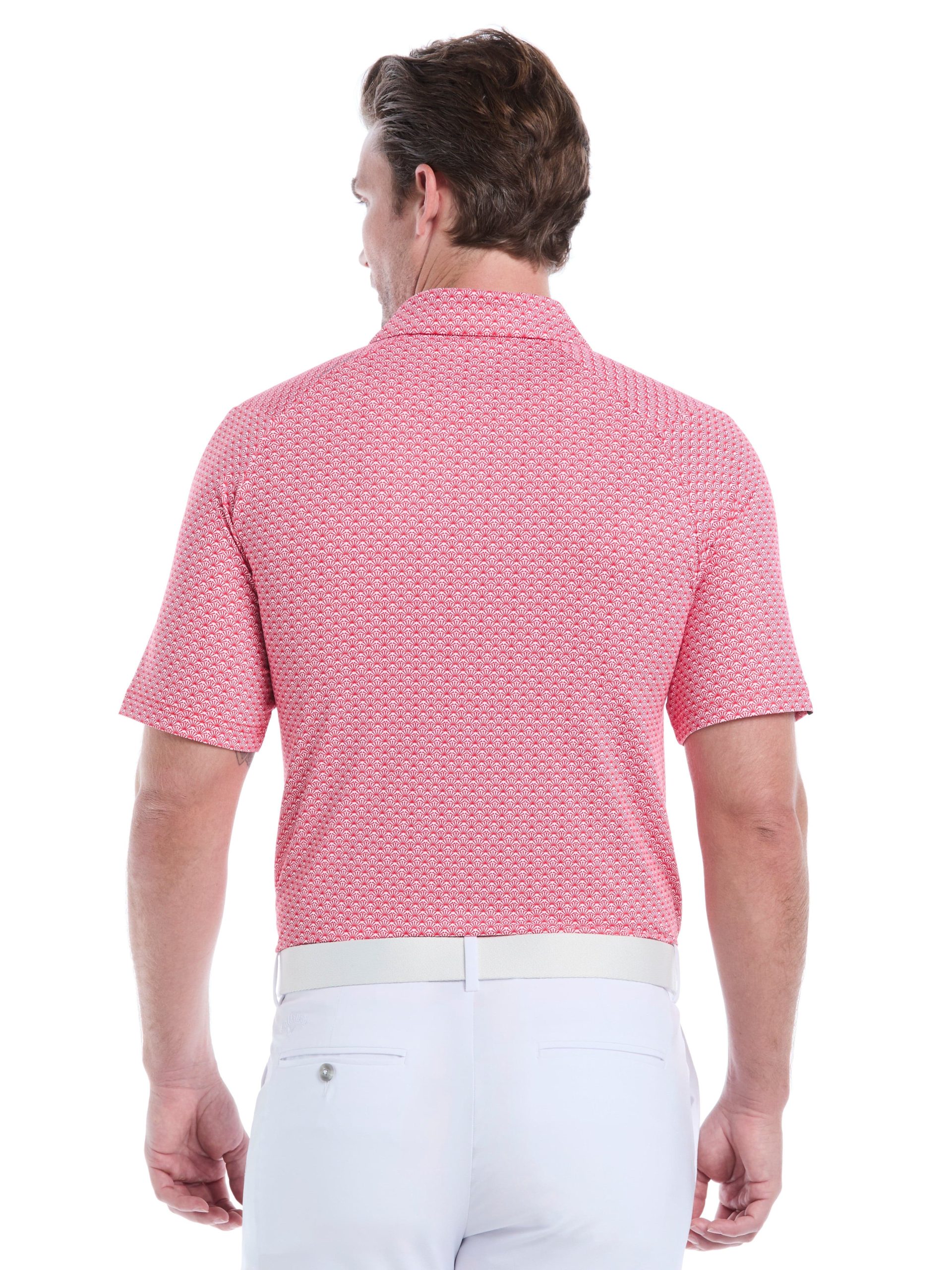 Mens Trademark Print Golf Polo - Image 2