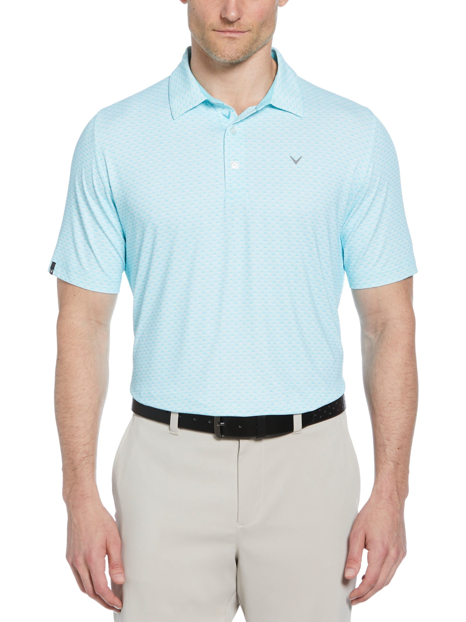 Mens Trademark Print Golf Polo - Image 38