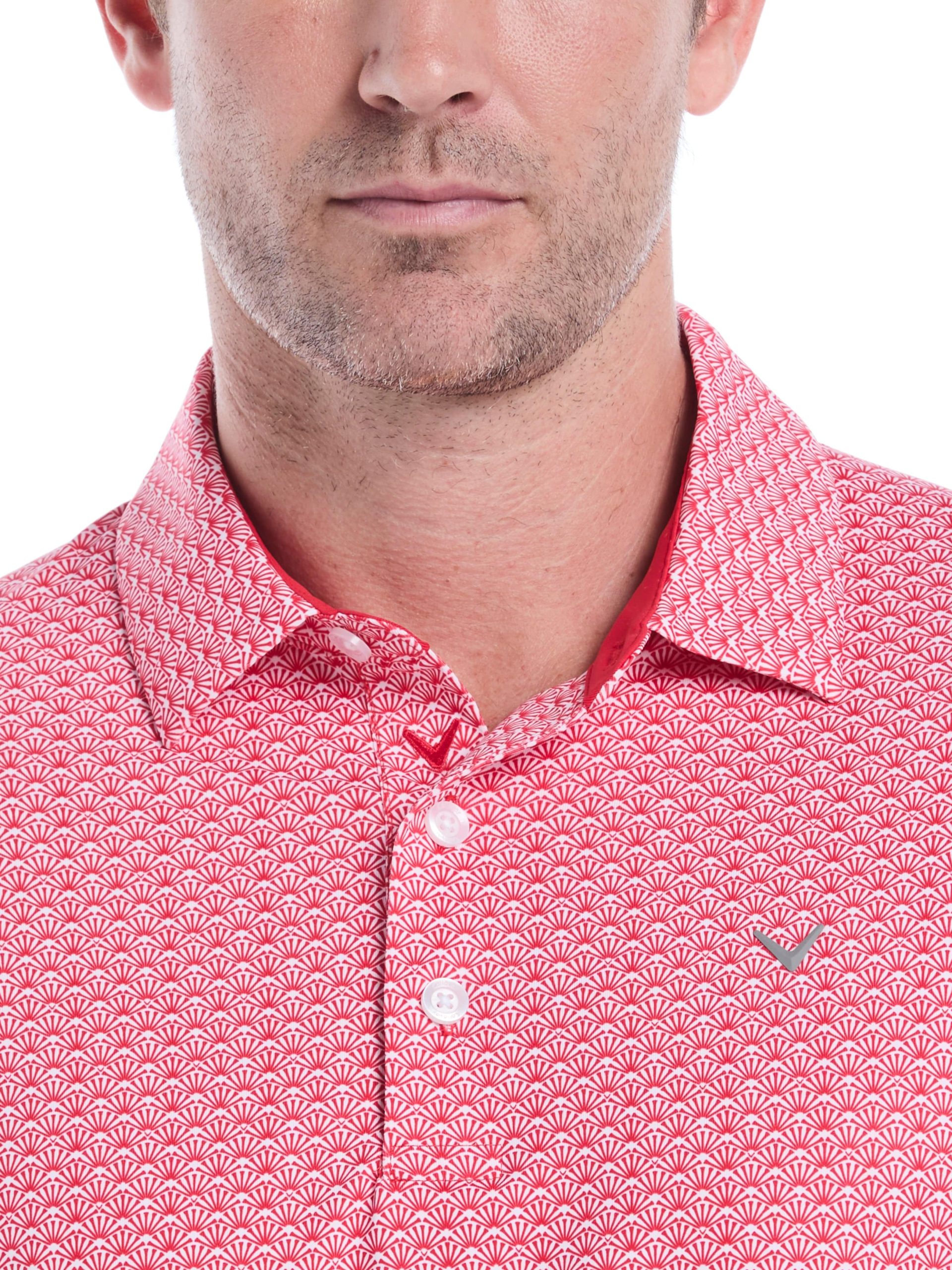 Mens Trademark Print Golf Polo - Image 3