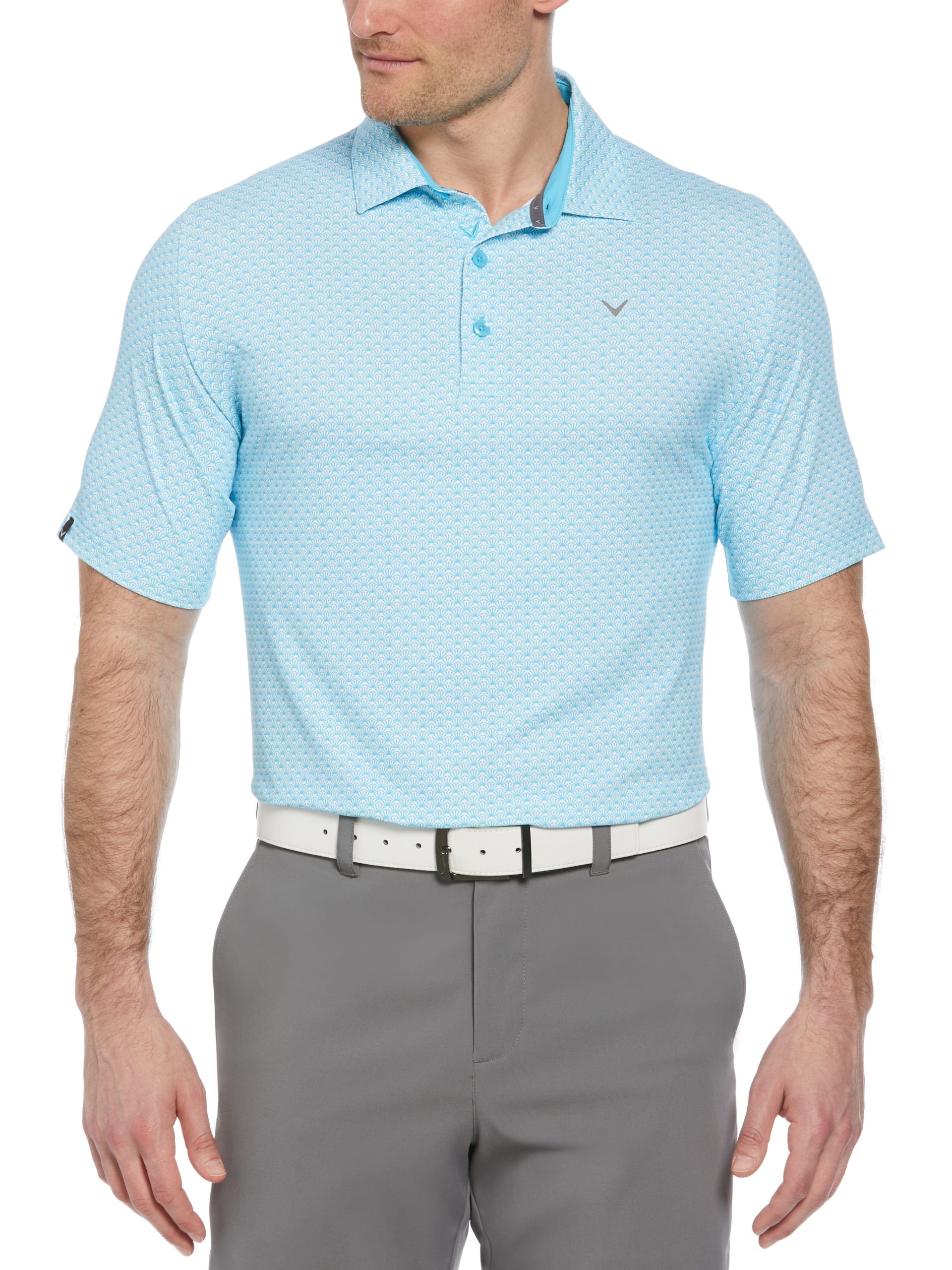 Mens Trademark Print Golf Polo - Image 42