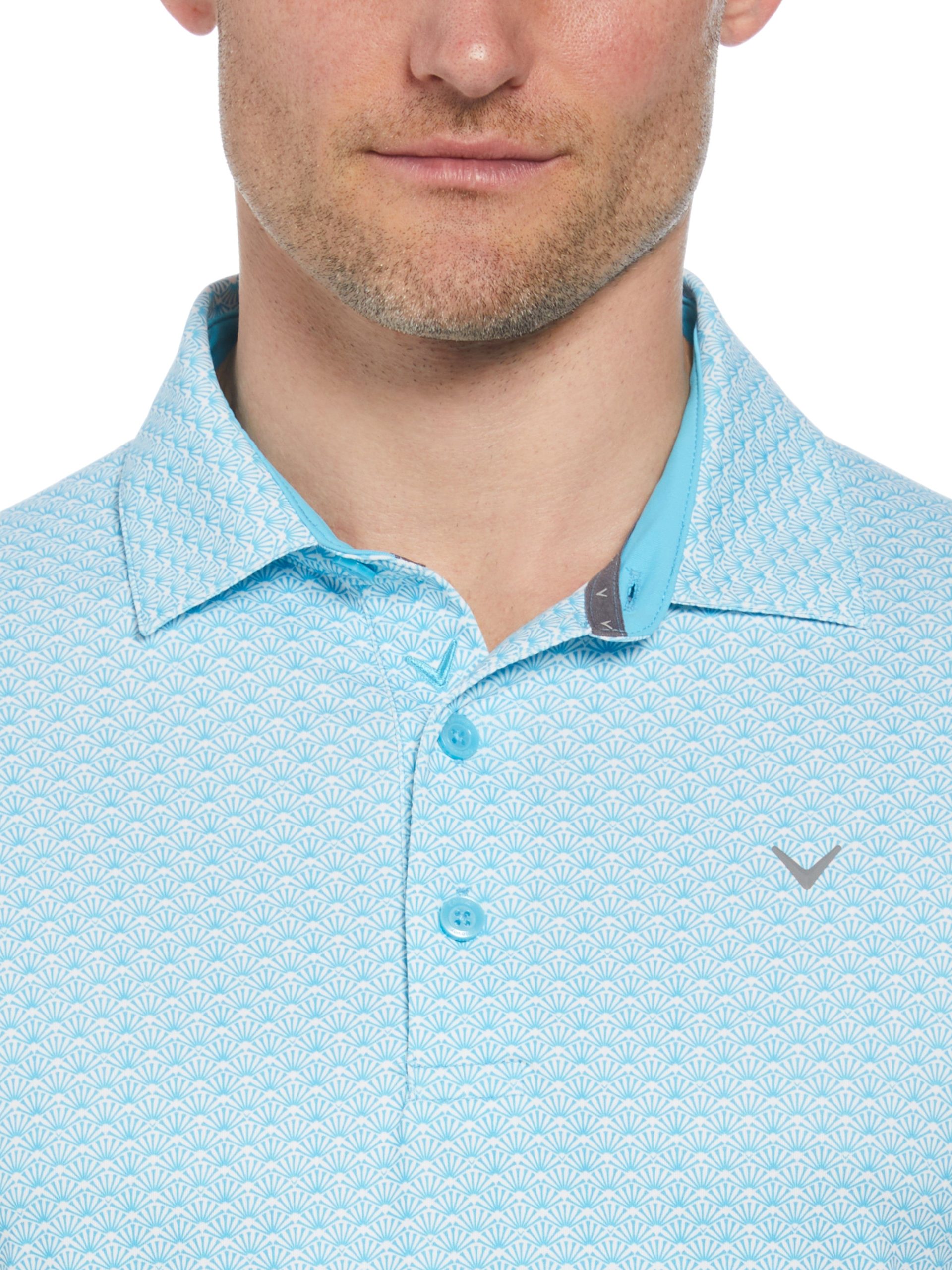Mens Trademark Print Golf Polo - Image 43