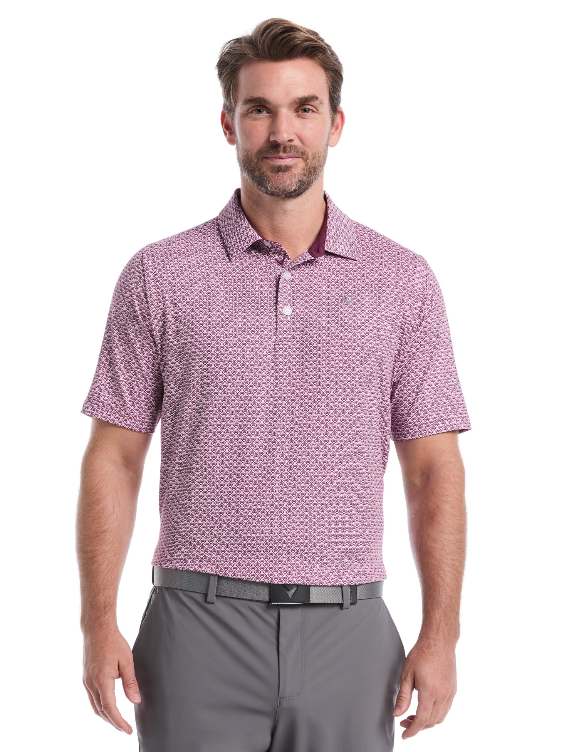 Mens Trademark Print Golf Polo - Image 6