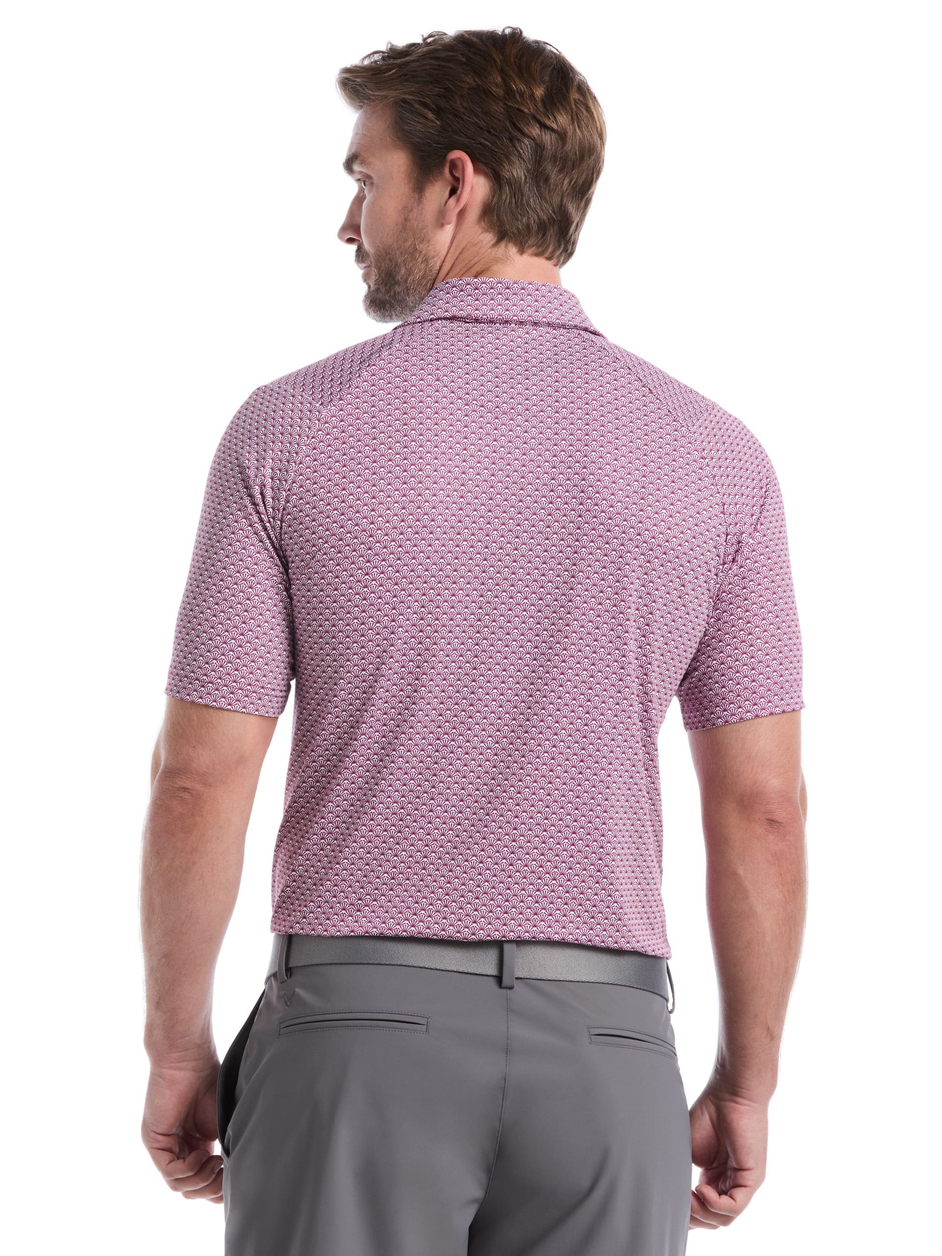 Mens Trademark Print Golf Polo - Image 7