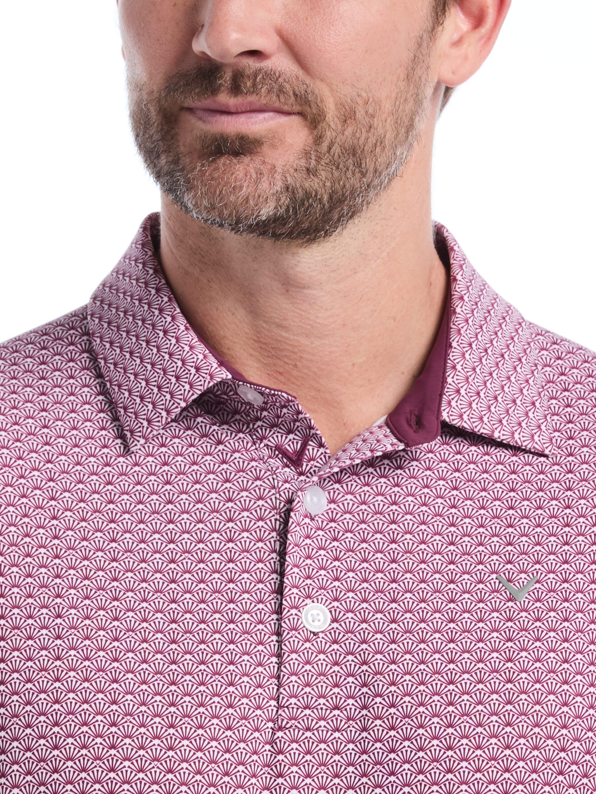 Mens Trademark Print Golf Polo - Image 8