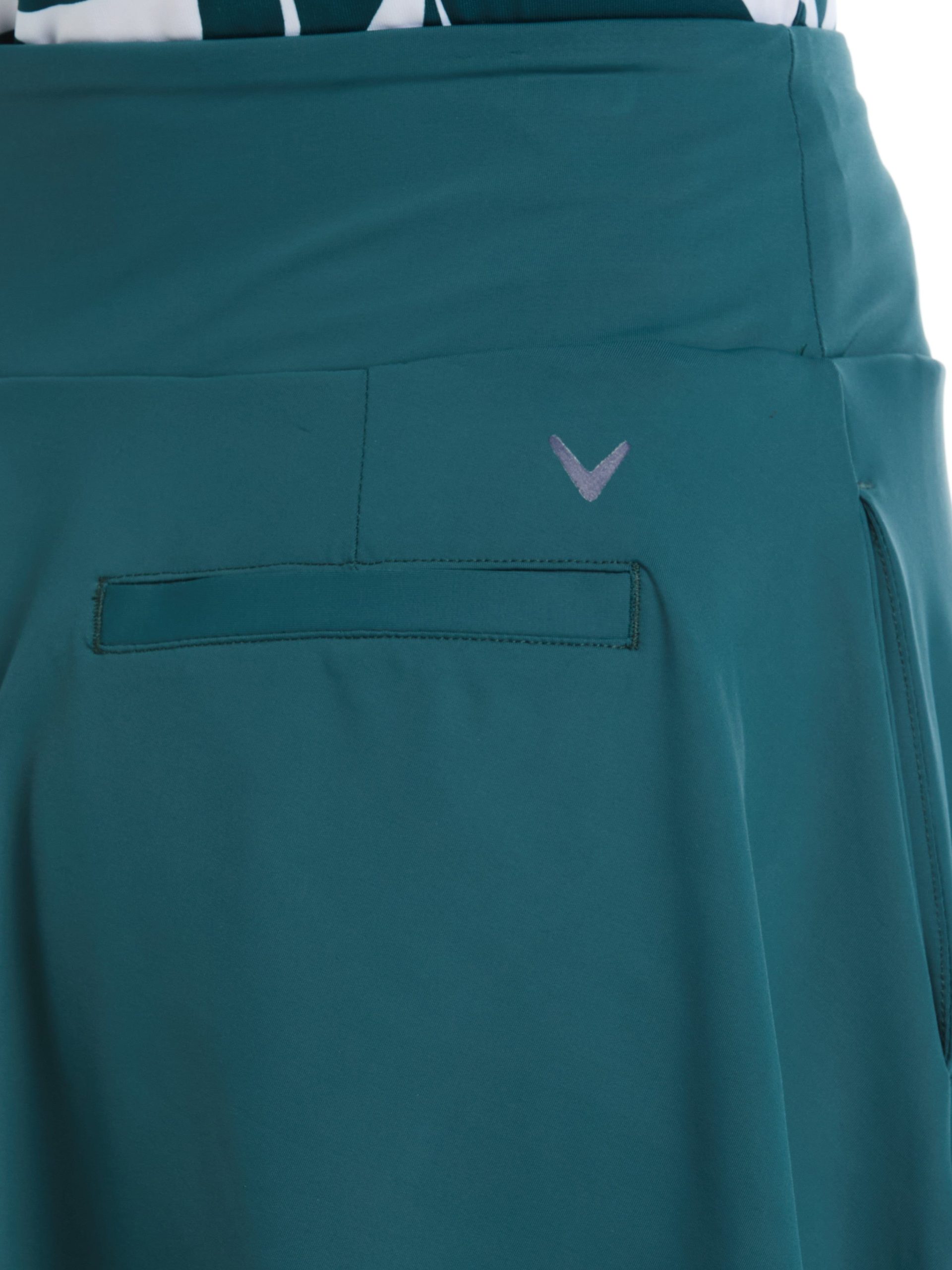 Womens Abstract Swirl Flounce Golf Skort - Image 3