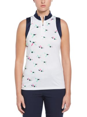 Womens Engineered Birdie Sleeveless Golf Top