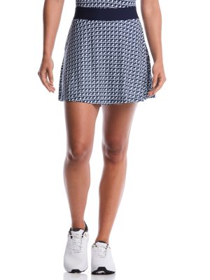 Womens Geo Printed Skort