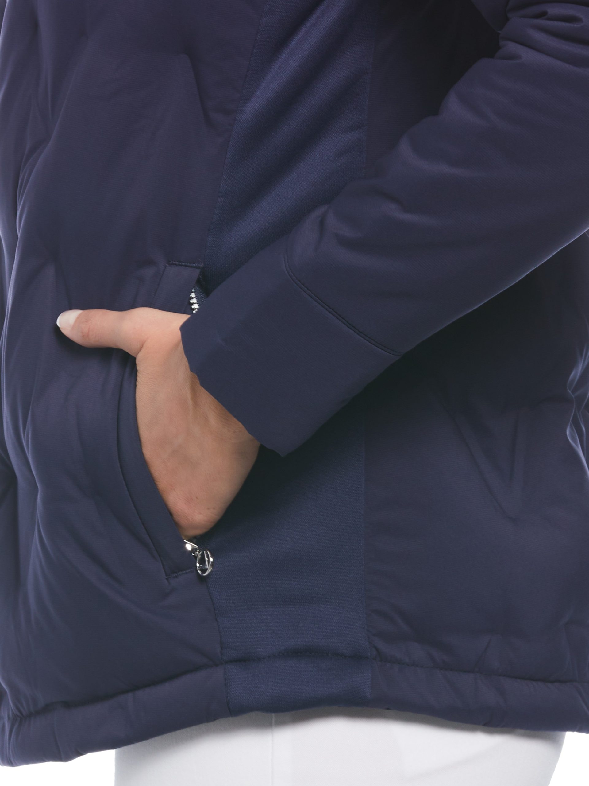 Womens Welded Chevron Quilted Jacket - Image 3